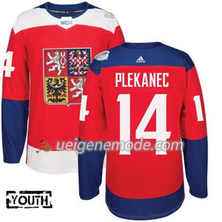 Tschechien Trikot Tomas Plekanec 14 2016 World Cup Kinder Rot